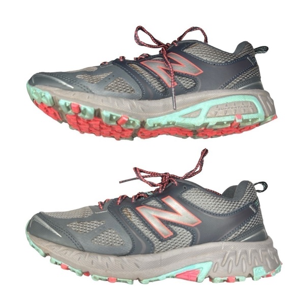 New Balance 412v3 Trail Running Shoes All-terrain Size 8.5 Womens WTE41203 Gray - Picture 3 of 11
